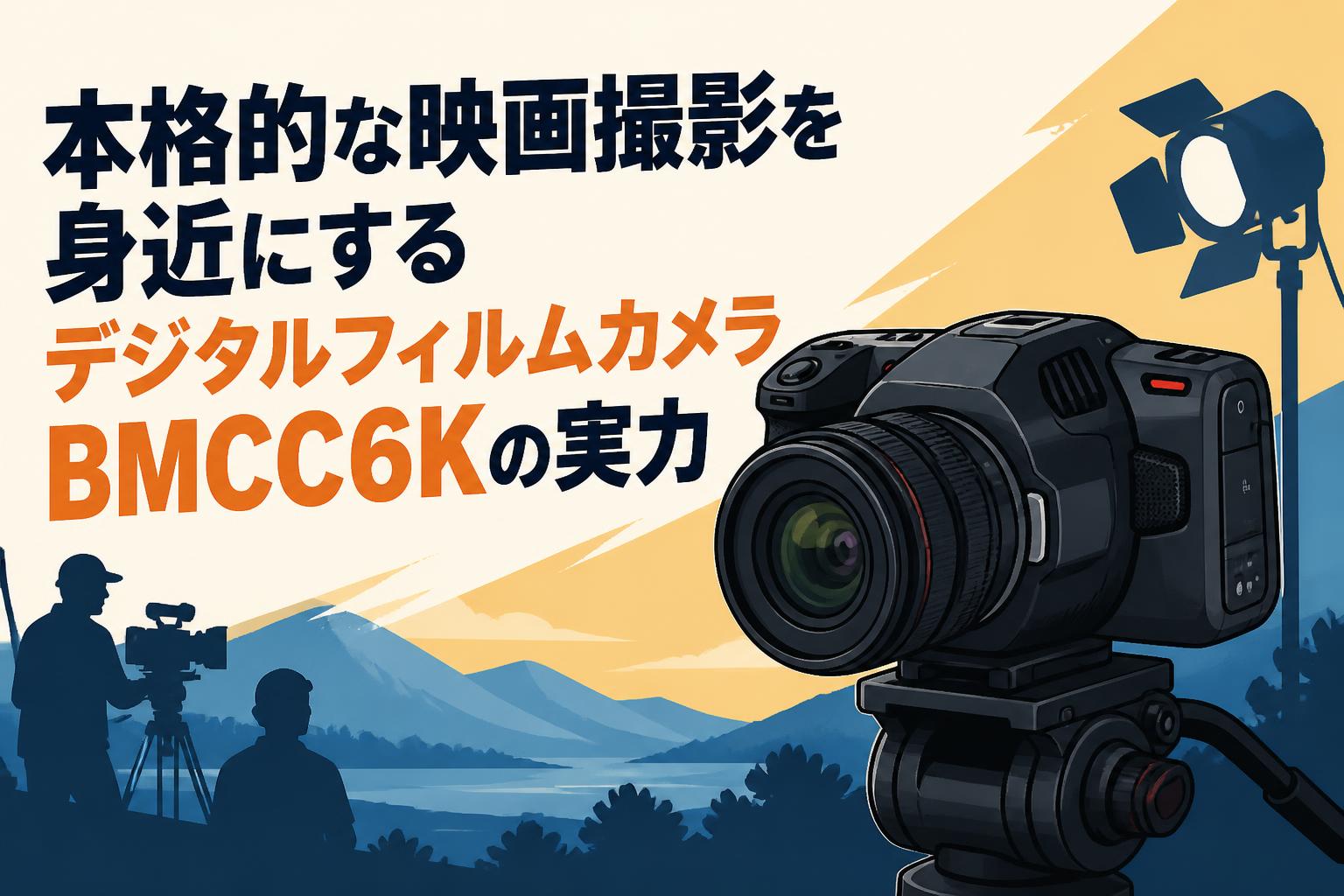 本格的な映画撮影を身近にするデジタルフィルムカメラBMCC6Kの実力