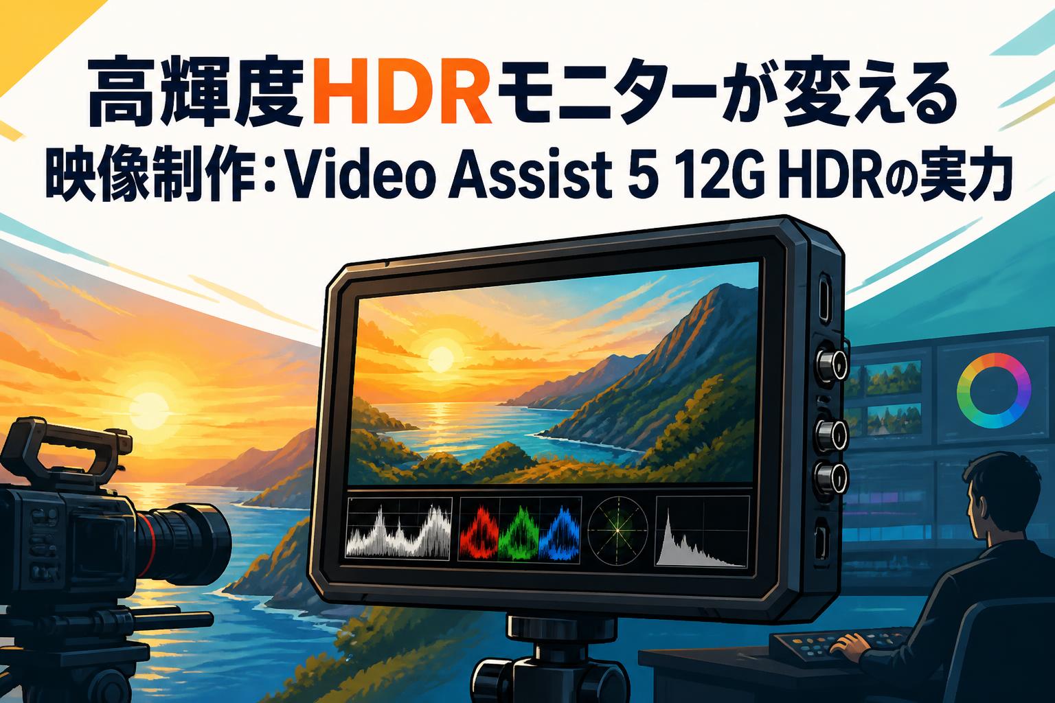 高輝度HDRモニターが変える映像制作：Video Assist 5 12G HDRの実力