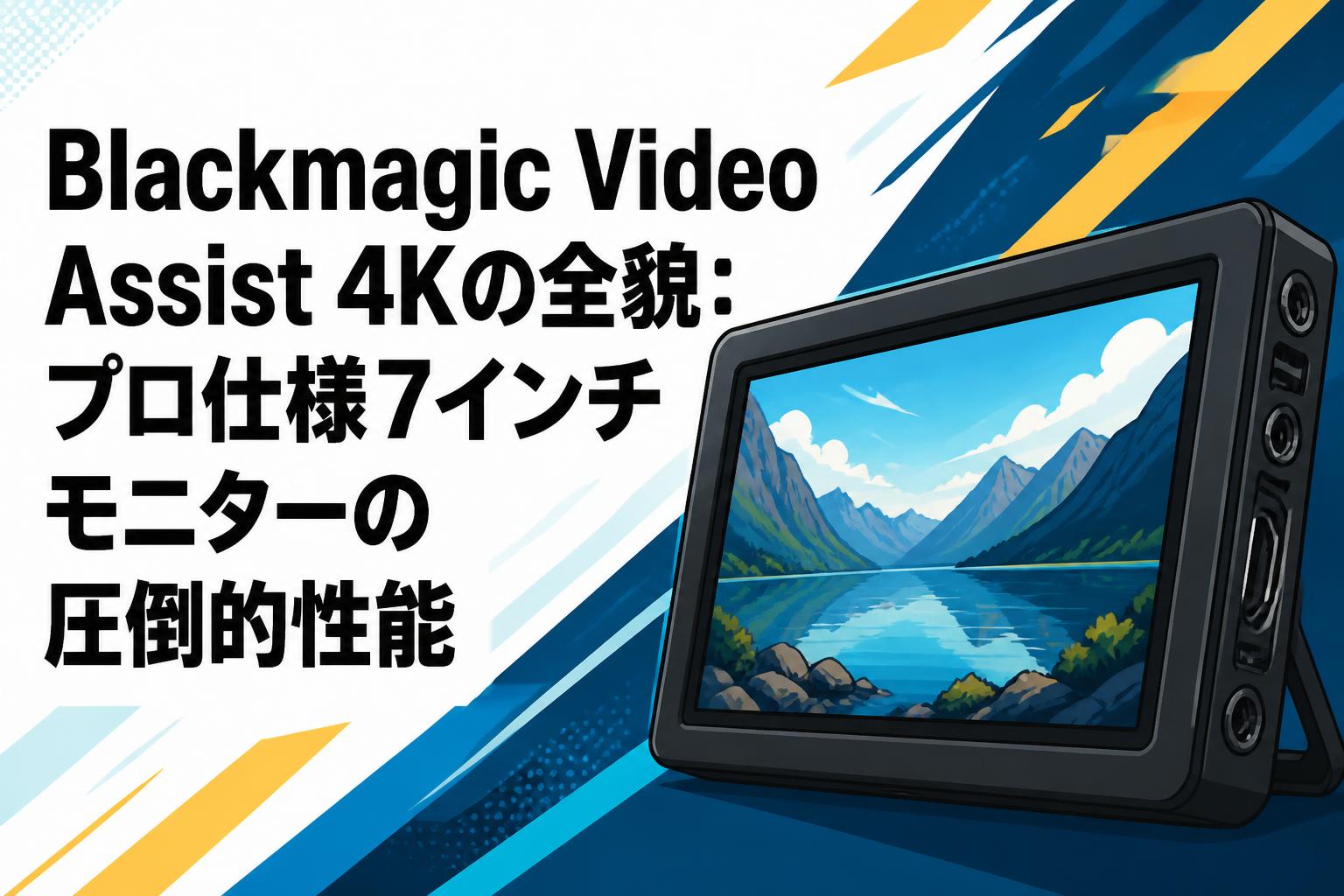 Blackmagic Video Assist 4Kの全貌：プロ仕様7インチモニターの圧倒的性能