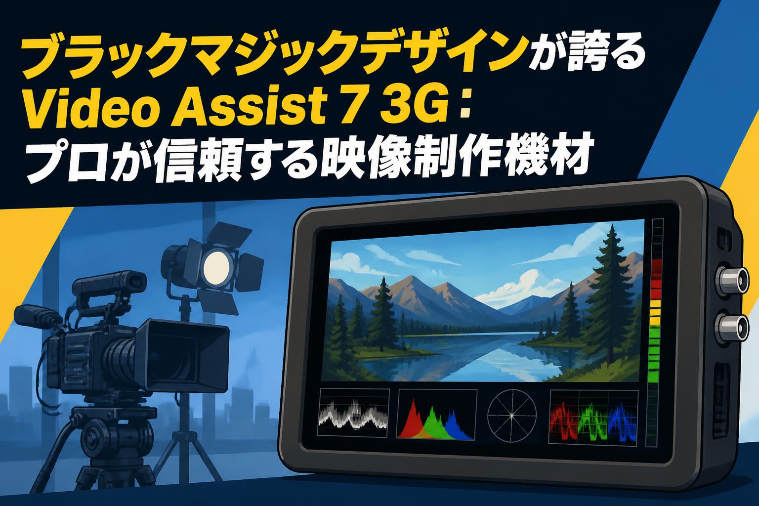 ブラックマジックデザインが誇るVideo Assist 7 3G：プロが信頼する映像制作機材