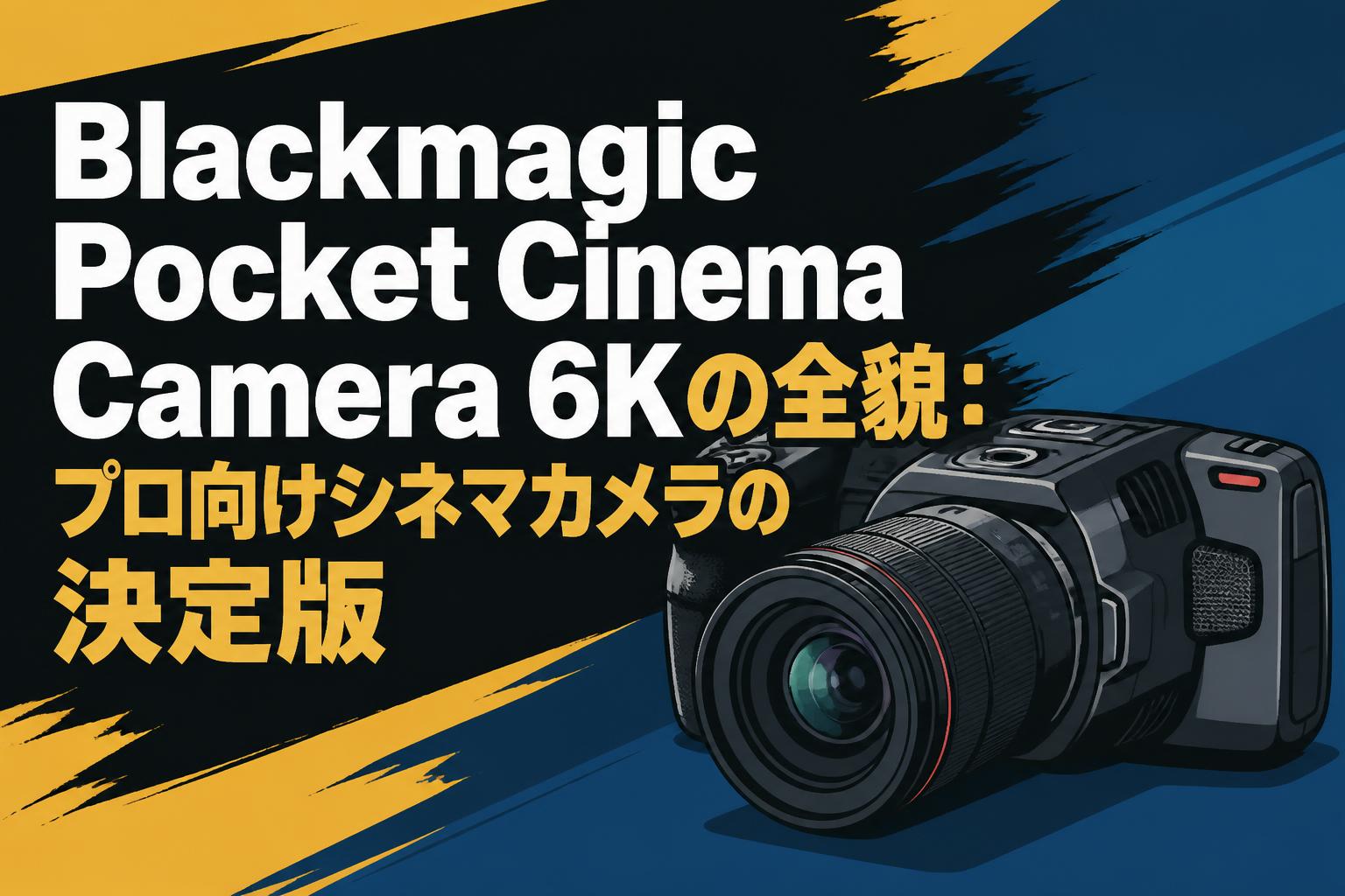 Blackmagic Pocket Cinema Camera 6Kの全貌：プロ向けシネマカメラの決定版