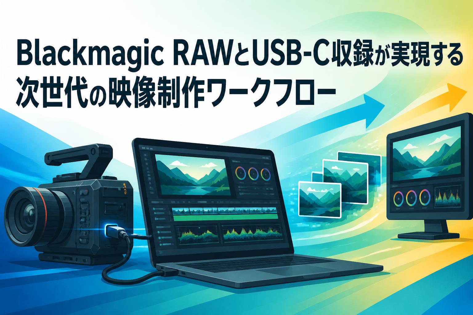 Blackmagic RAWとUSB-C収録が実現する次世代の映像制作ワークフロー