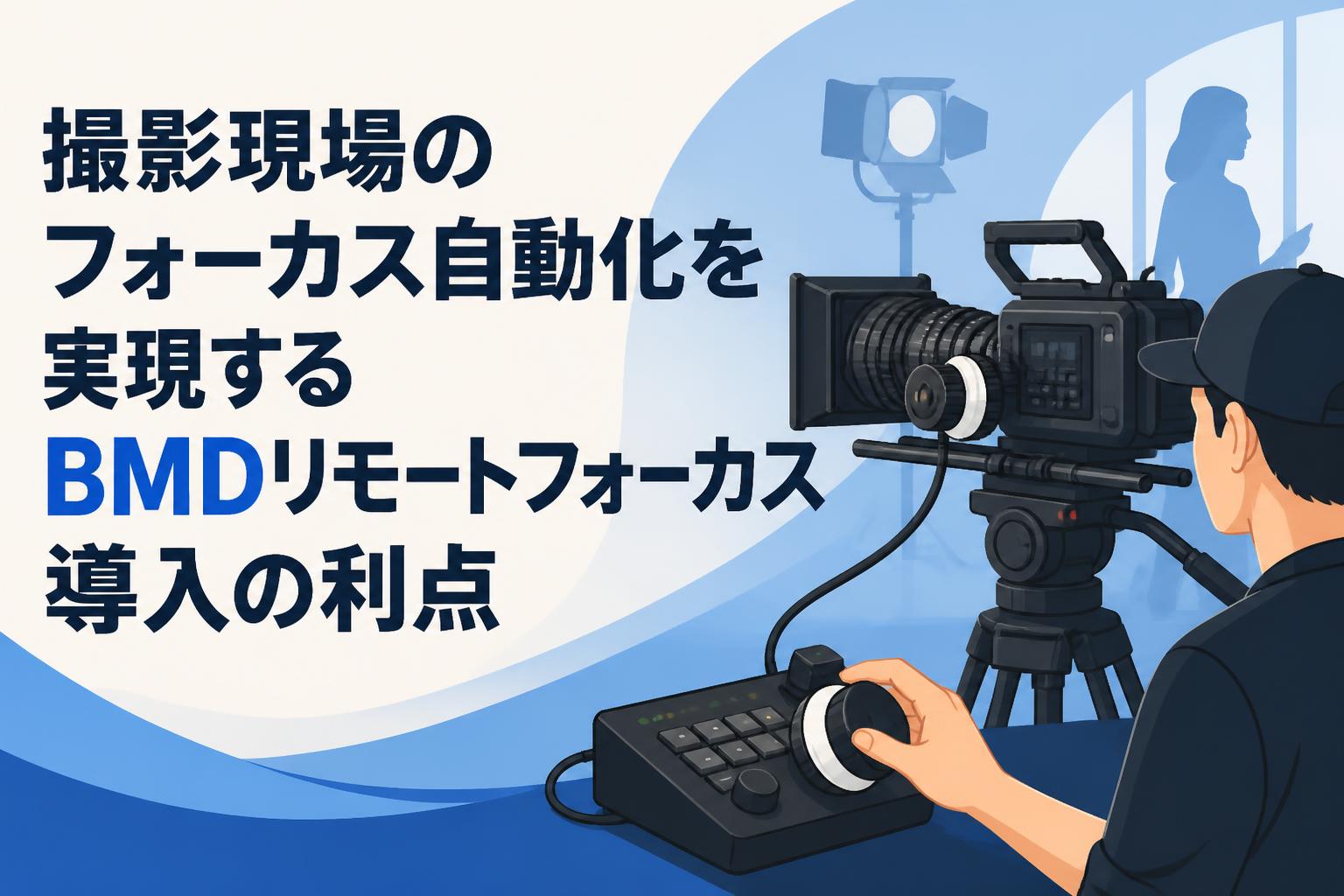 撮影現場のフォーカス自動化を実現するBMDリモートフォーカス導入の利点