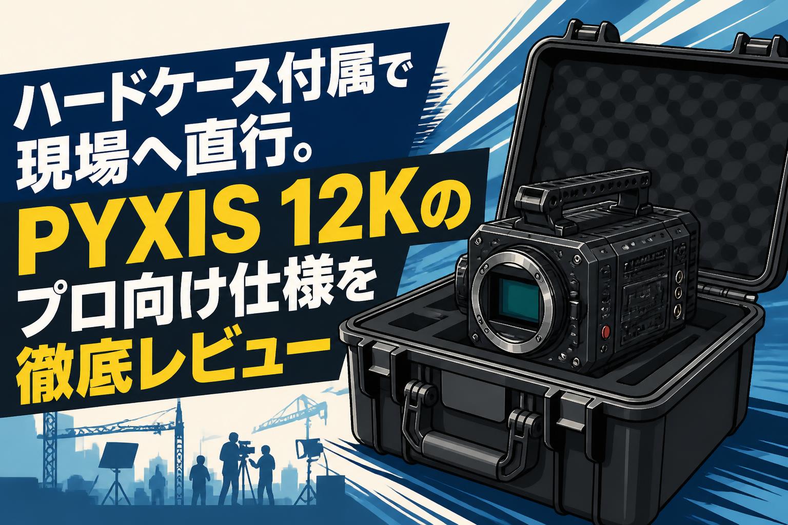 ハードケース付属で現場へ直行。PYXIS 12Kのプロ向け仕様を徹底レビュー