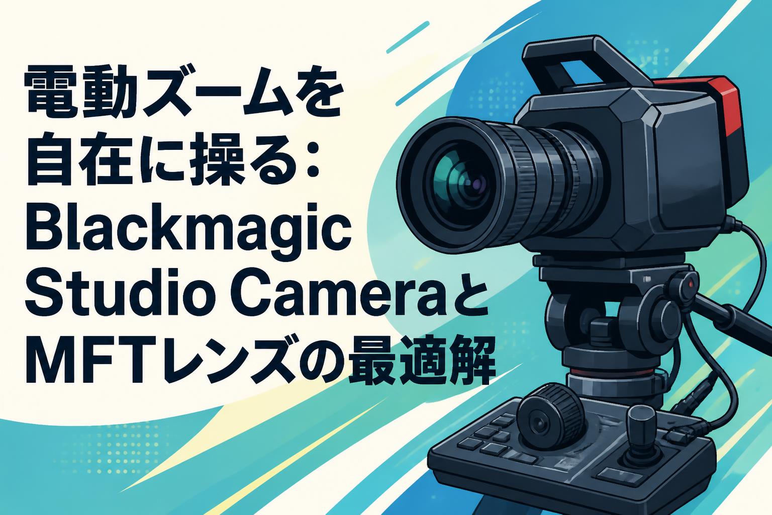 電動ズームを自在に操る：Blackmagic Studio CameraとMFTレンズの最適解