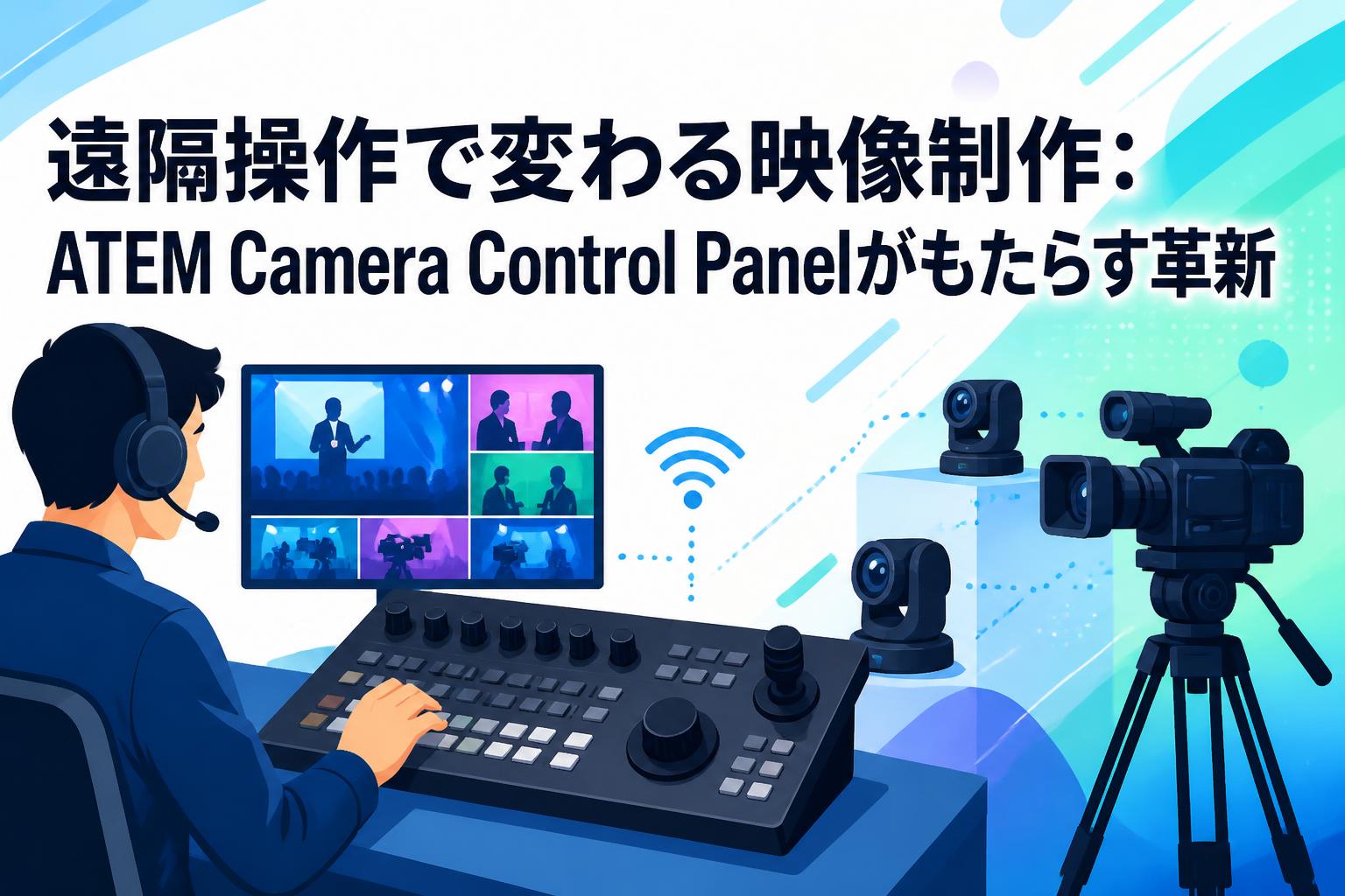 遠隔操作で変わる映像制作：ATEM Camera Control Panelがもたらす革新