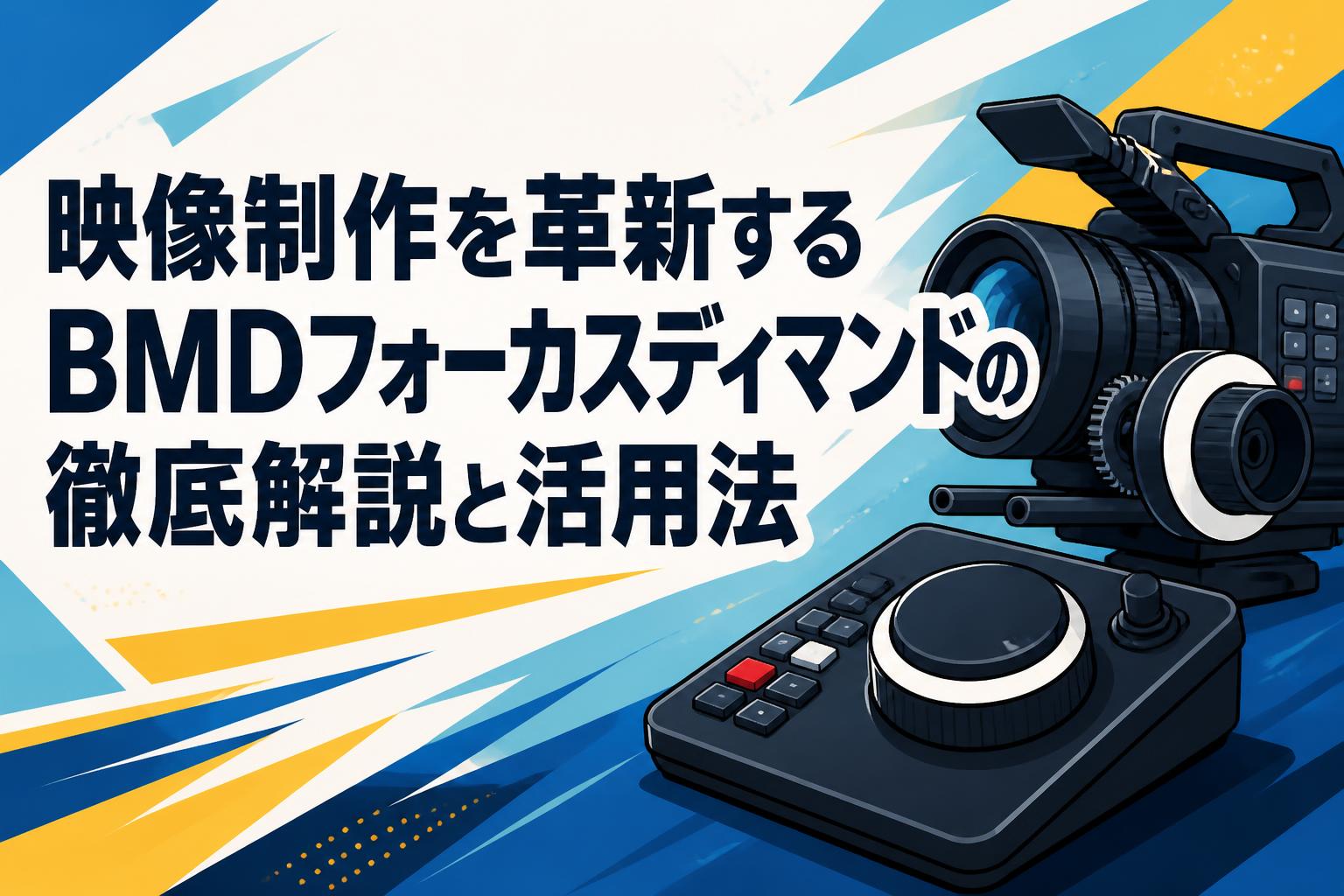 映像制作を革新するBMDフォーカスディマンドの徹底解説と活用法