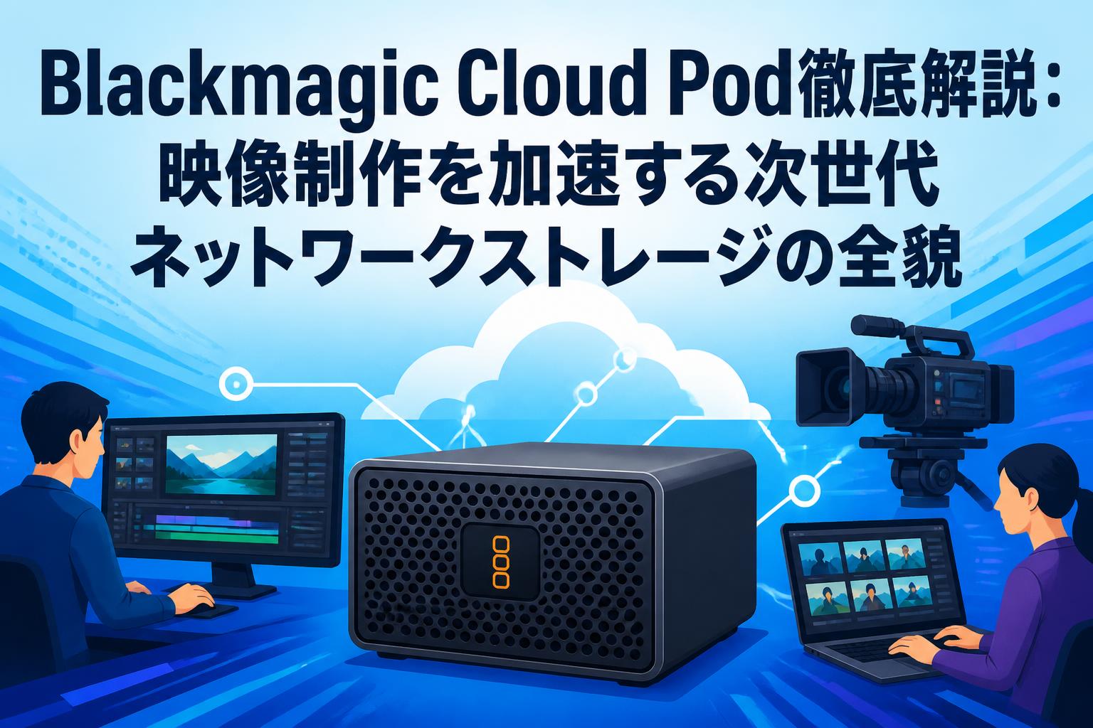Blackmagic Cloud Pod徹底解説：映像制作を加速する次世代ネットワークストレージの全貌