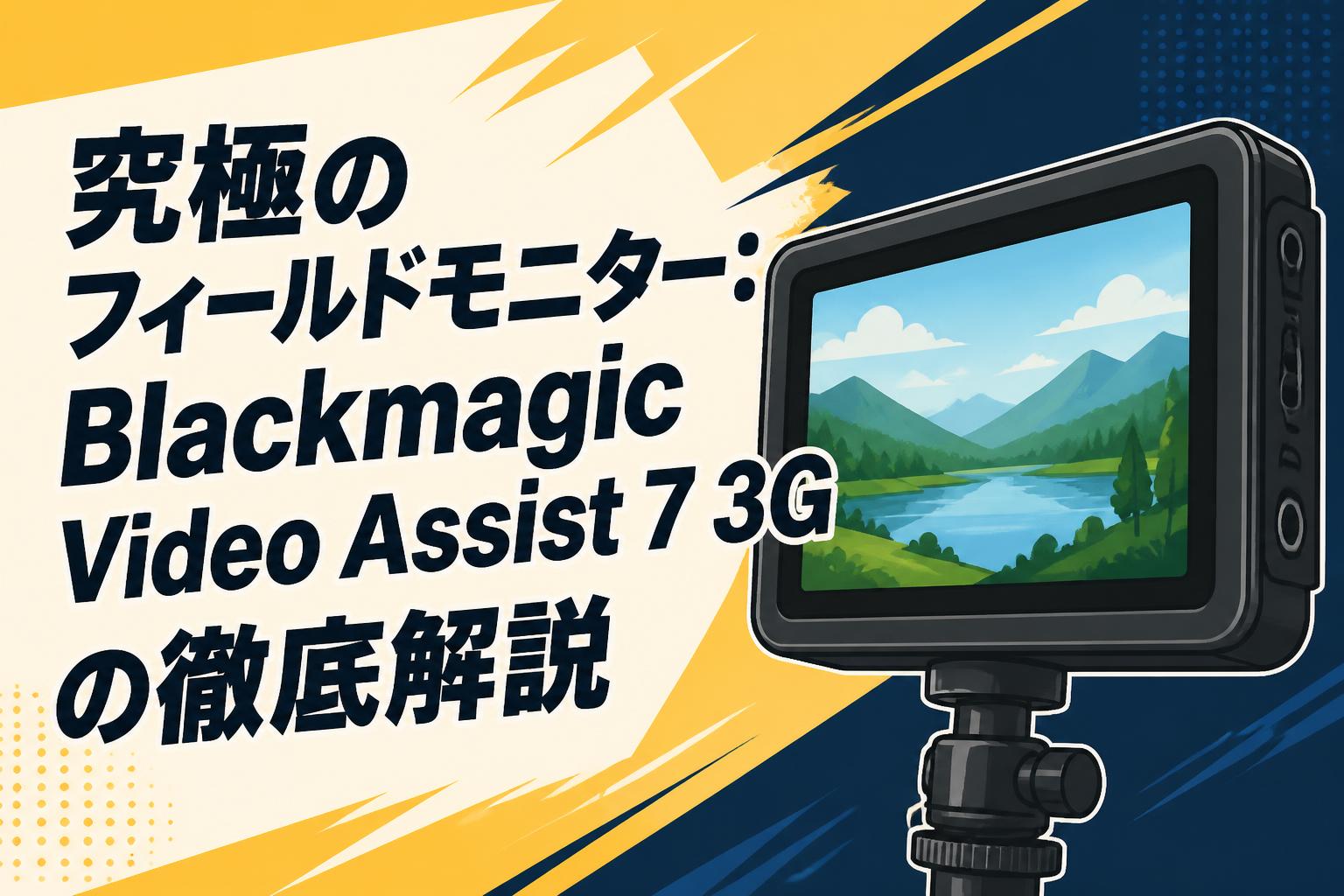 究極のフィールドモニター：Blackmagic Video Assist 7 3Gの徹底解説