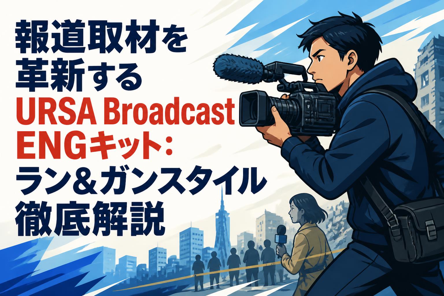 報道取材を革新するURSA Broadcast ENGキット：ラン＆ガンスタイル徹底解説