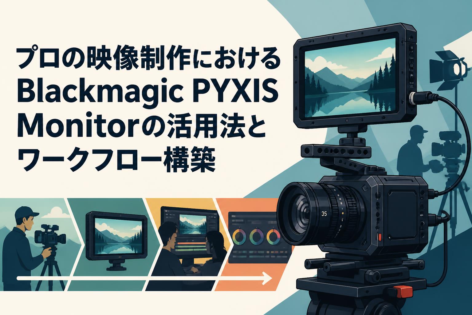 プロの映像制作におけるBlackmagic PYXIS Monitorの活用法とワークフロー構築