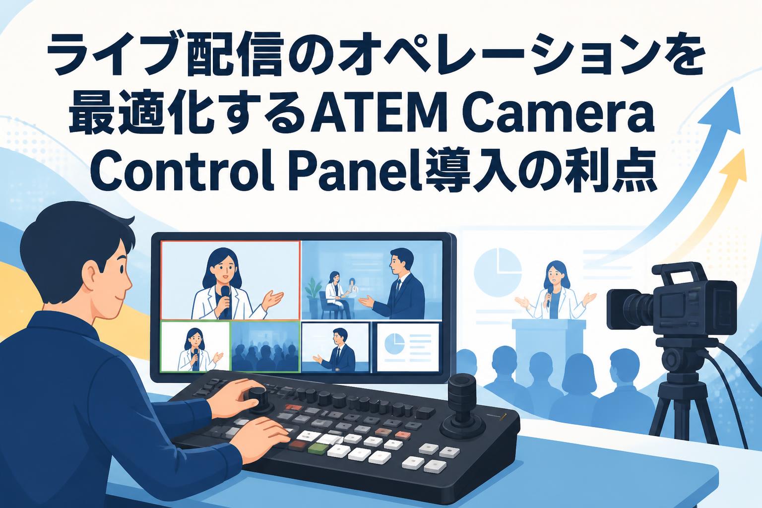ライブ配信のオペレーションを最適化するATEM Camera Control Panel導入の利点