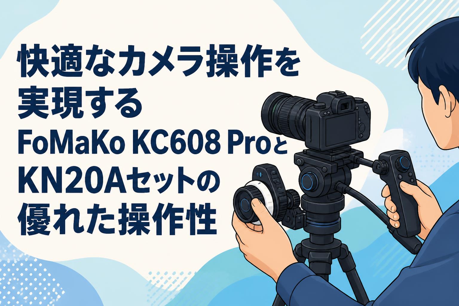 快適なカメラ操作を実現するFoMaKo KC608 ProとKN20Aセットの優れた操作性