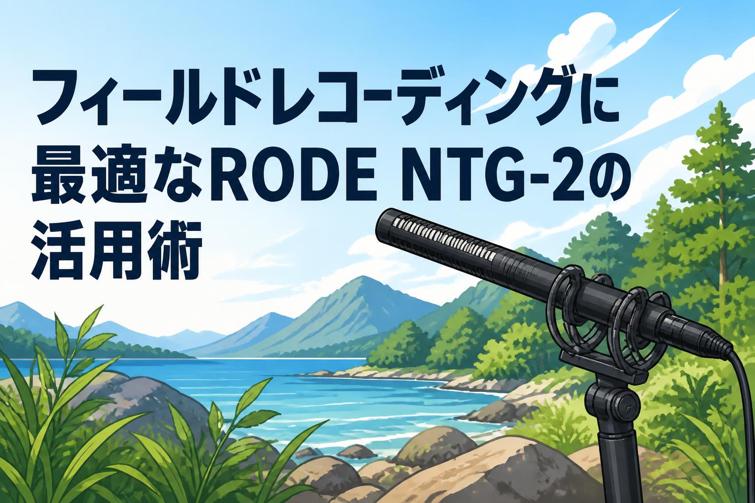 フィールドレコーディングに最適なRODE NTG-2の活用術