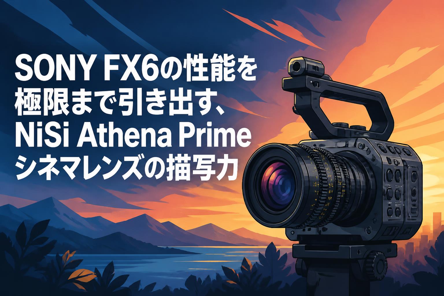 SONY FX6の性能を極限まで引き出す、NiSi Athena Primeシネマレンズの描写力