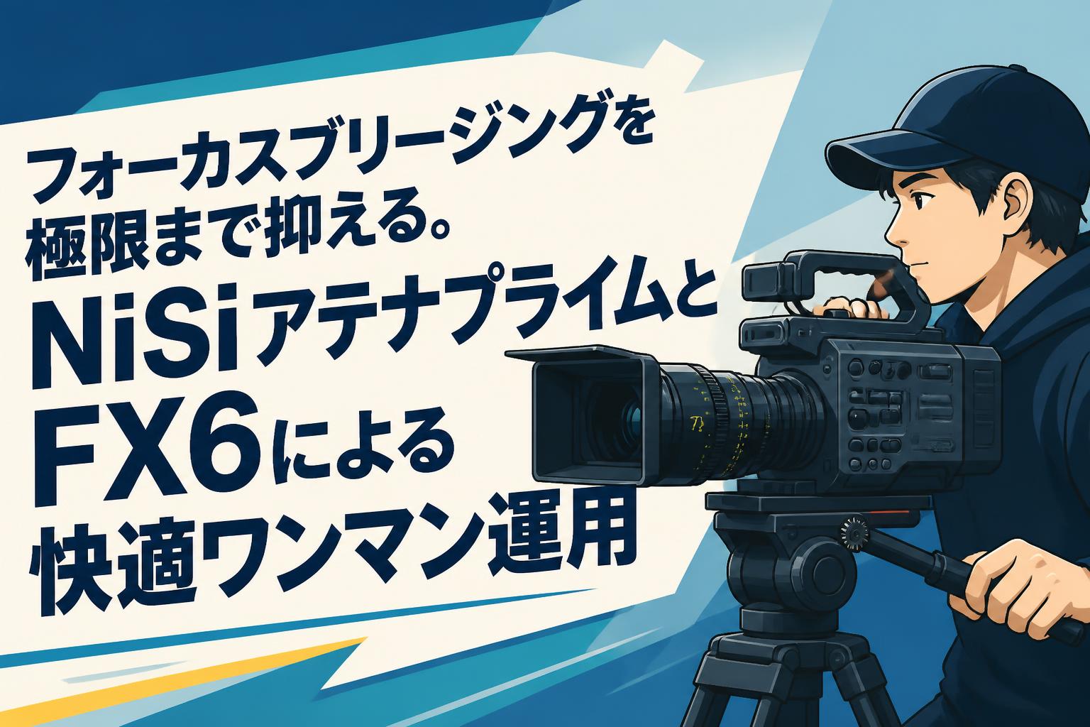フォーカスブリージングを極限まで抑える。NiSiアテナプライムとFX6による快適ワンマン運用