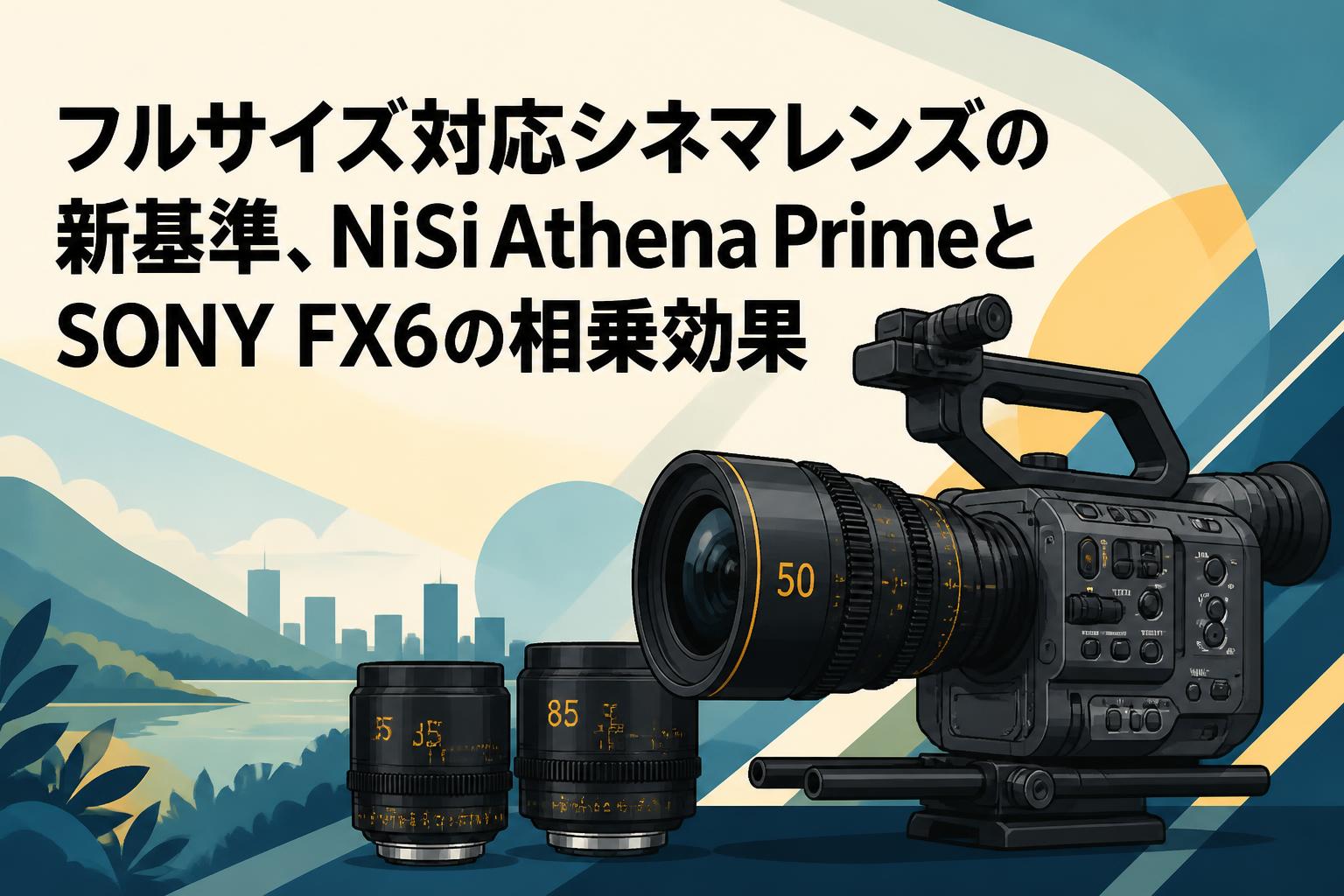 フルサイズ対応シネマレンズの新基準、NiSi Athena PrimeとSONY FX6の相乗効果