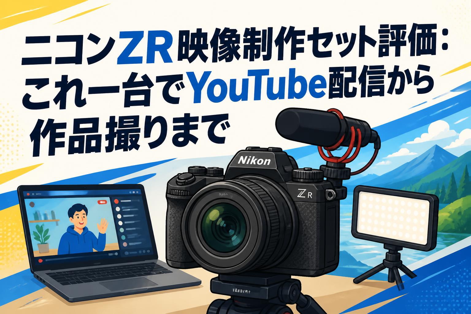 ニコンZR映像制作セット評価：これ一台でYouTube配信から作品撮りまで