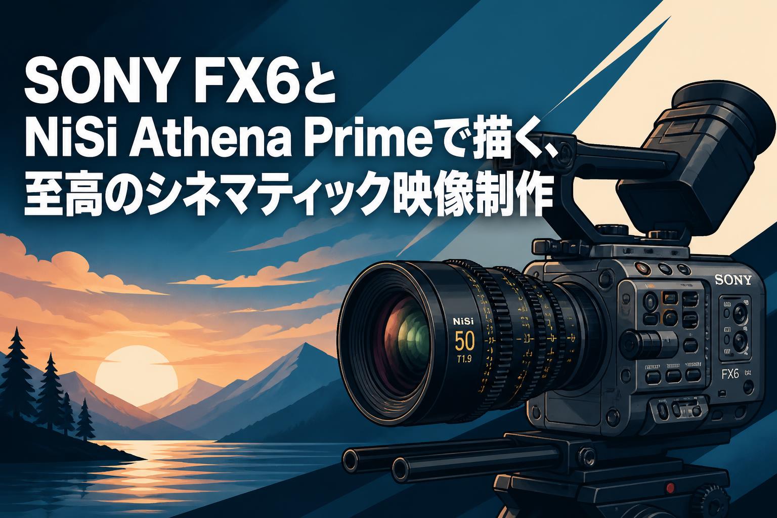 SONY FX6とNiSi Athena Primeで描く、至高のシネマティック映像制作