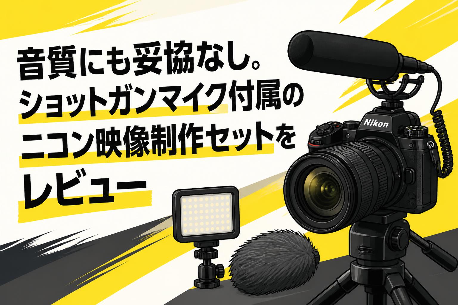音質にも妥協なし。ショットガンマイク付属のニコン映像制作セットをレビュー