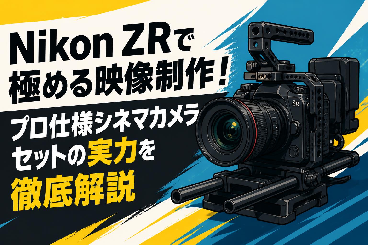 Nikon ZRで極める映像制作！プロ仕様シネマカメラセットの実力を徹底解説