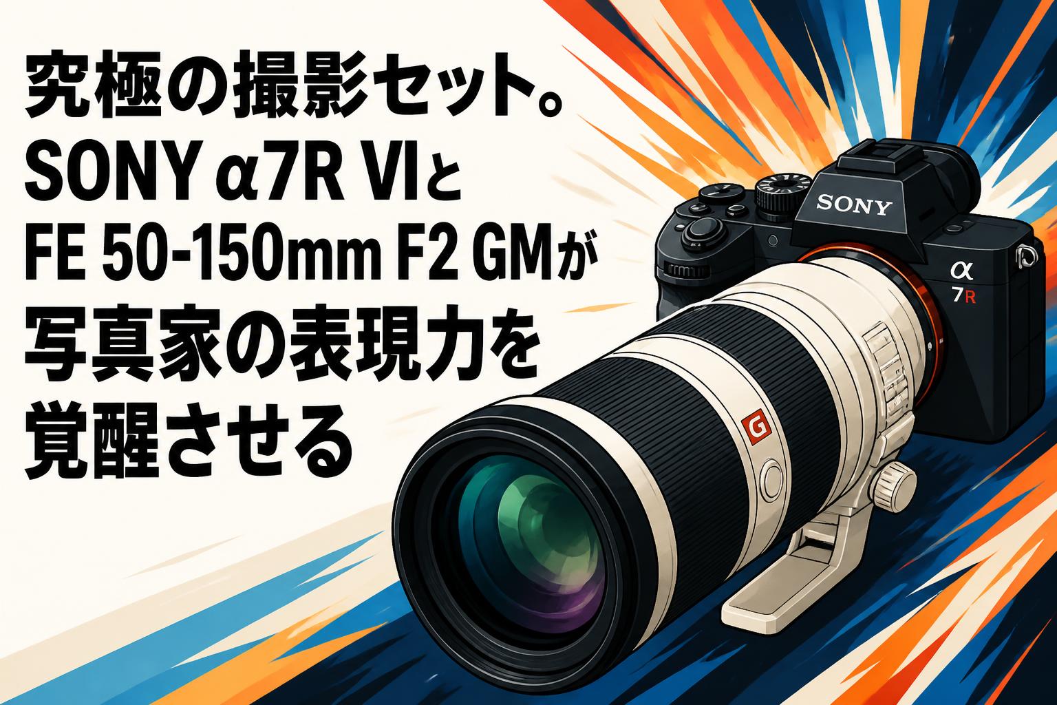 究極の撮影セット。SONY α7R VIとFE 50-150mm F2 GMが写真家の表現力を覚醒させる