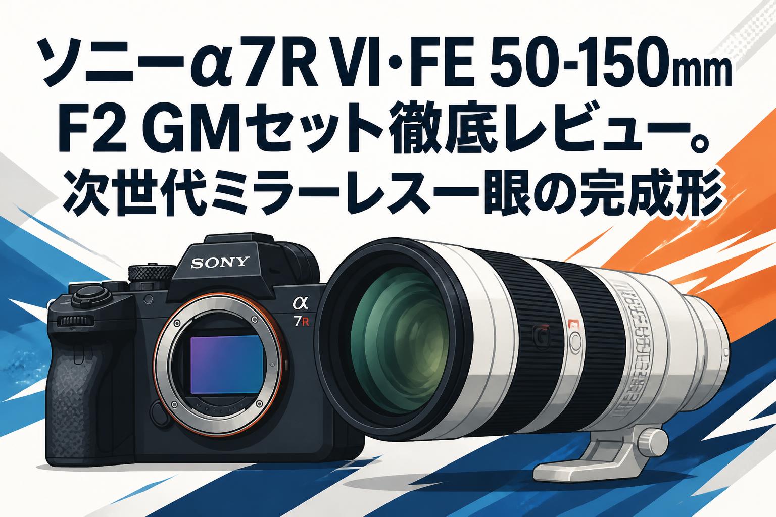 ソニーα7R VI・FE 50-150mm F2 GMセット徹底レビュー。次世代ミラーレス一眼の完成形