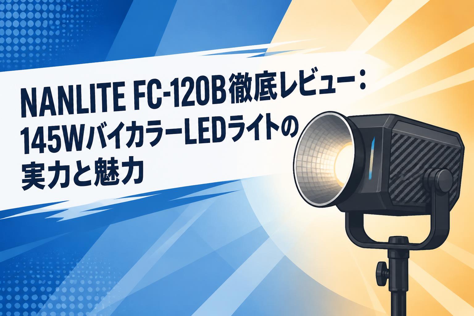 NANLITE FC-120B徹底レビュー：145WバイカラーLEDライトの実力と魅力