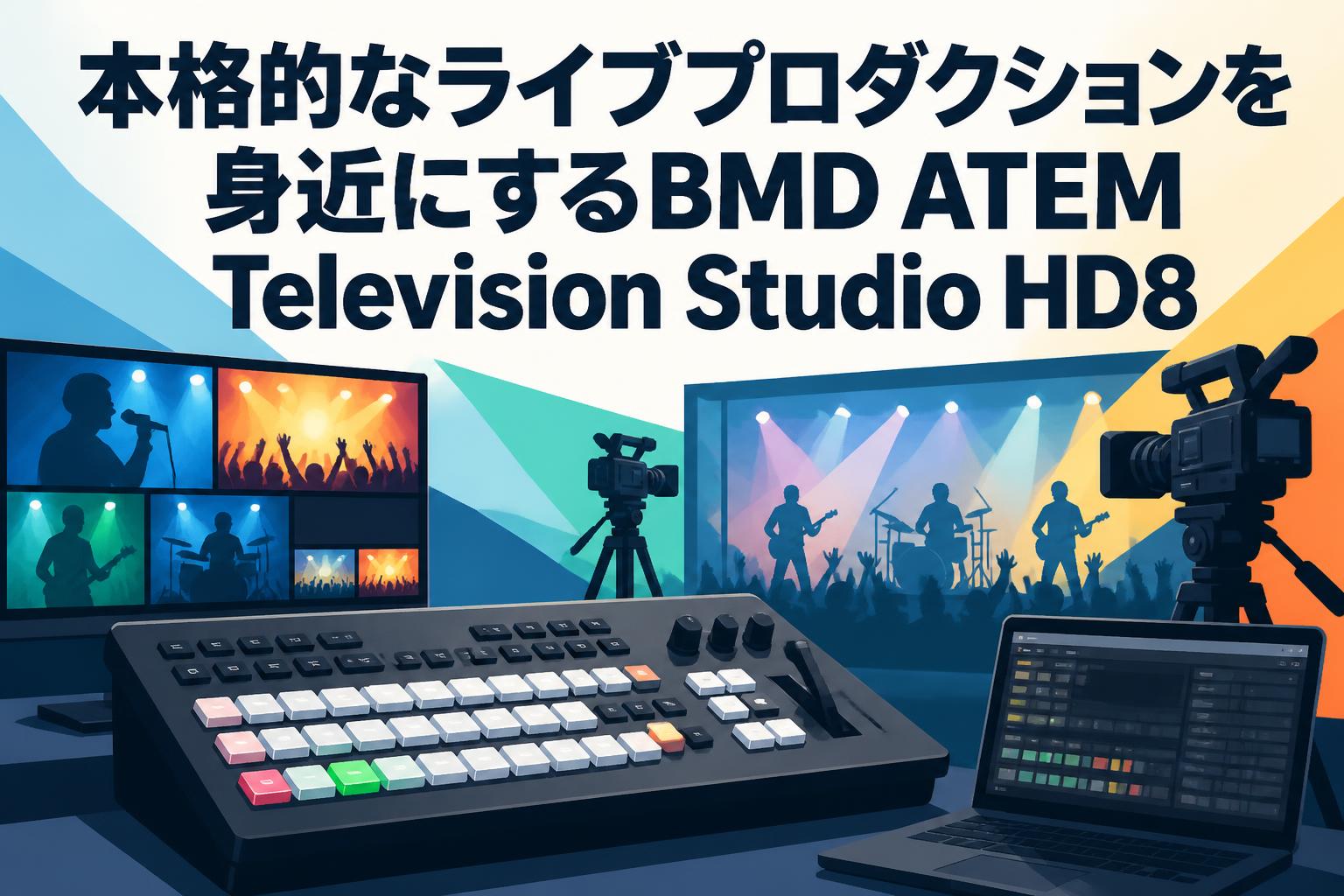 本格的なライブプロダクションを身近にするBMD ATEM Television Studio HD8