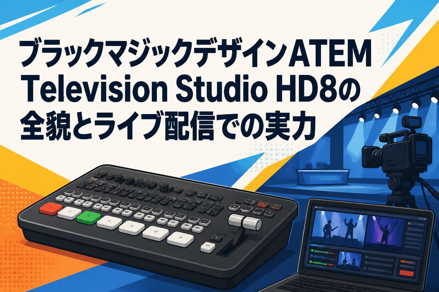 ブラックマジックデザインATEM Television Studio HD8の全貌とライブ配信での実力