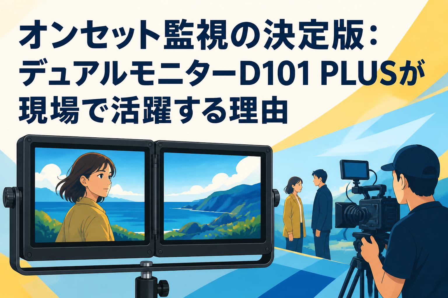 オンセット監視の決定版：デュアルモニターD101 PLUSが現場で活躍する理由