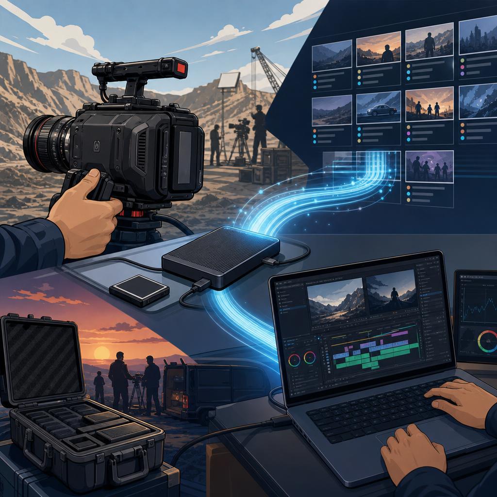 BMCC6Kが提供する効率的なファイル構造とメタデータ設計は、データマネジメントの工数を劇的に削減します。DaVinci Resolveに撮影データをインポート&hellip;