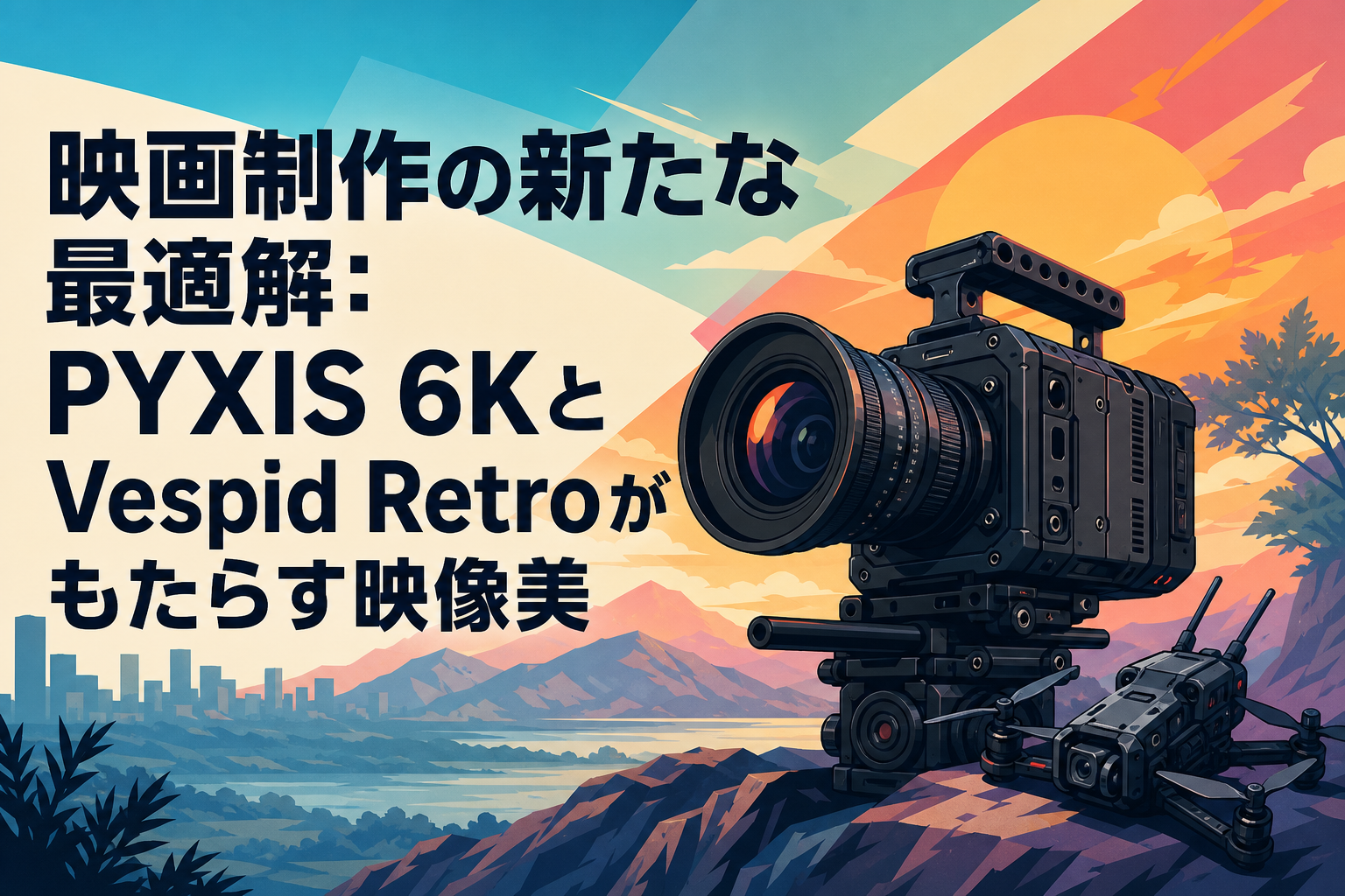 映画制作の新たな最適解：PYXIS 6KとVespid Retroがもたらす映像美