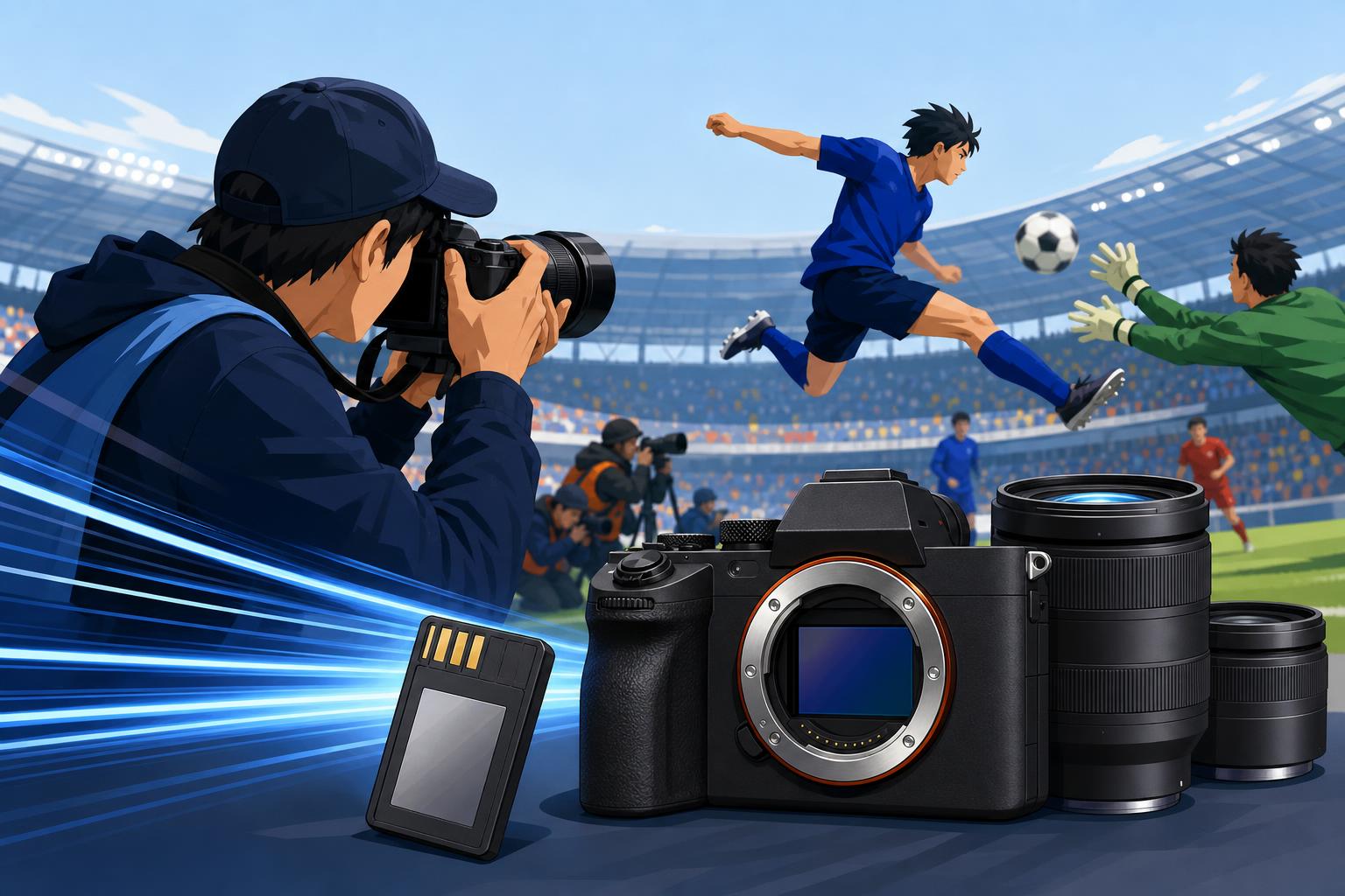 CFexpress Type Aカード：30コマ/秒連写のバッファクリア速度を最優先するスポーツ・報道現場向け
