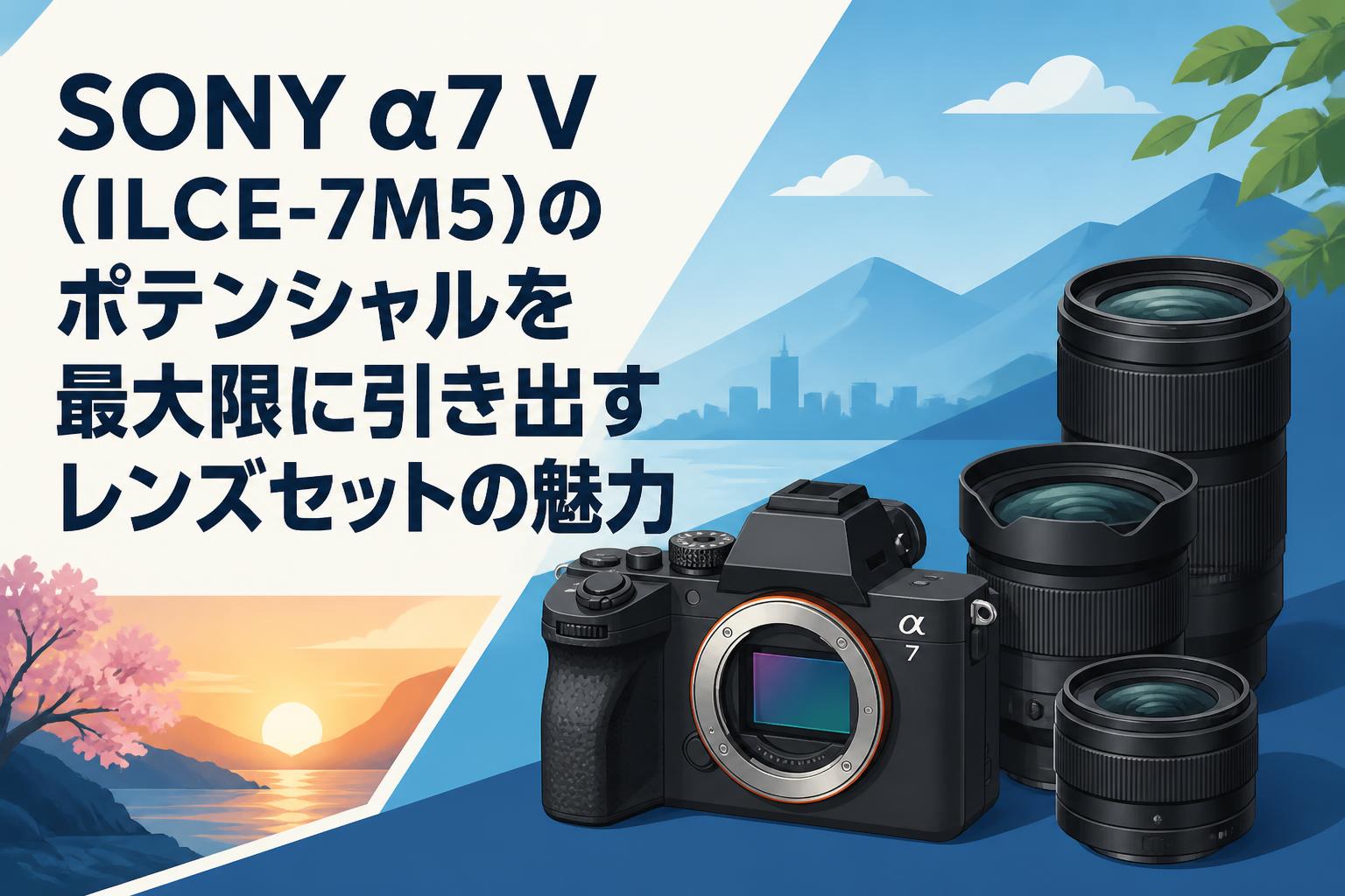 SONY α7 V（ILCE-7M5）のポテンシャルを最大限に引き出すレンズセットの魅力