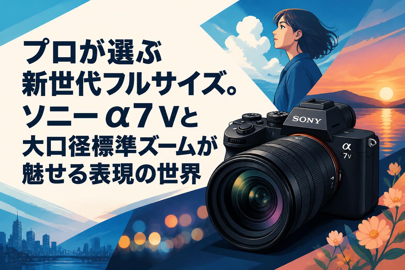 プロが選ぶ新世代フルサイズ。ソニー α7 Vと大口径標準ズームが魅せる表現の世界