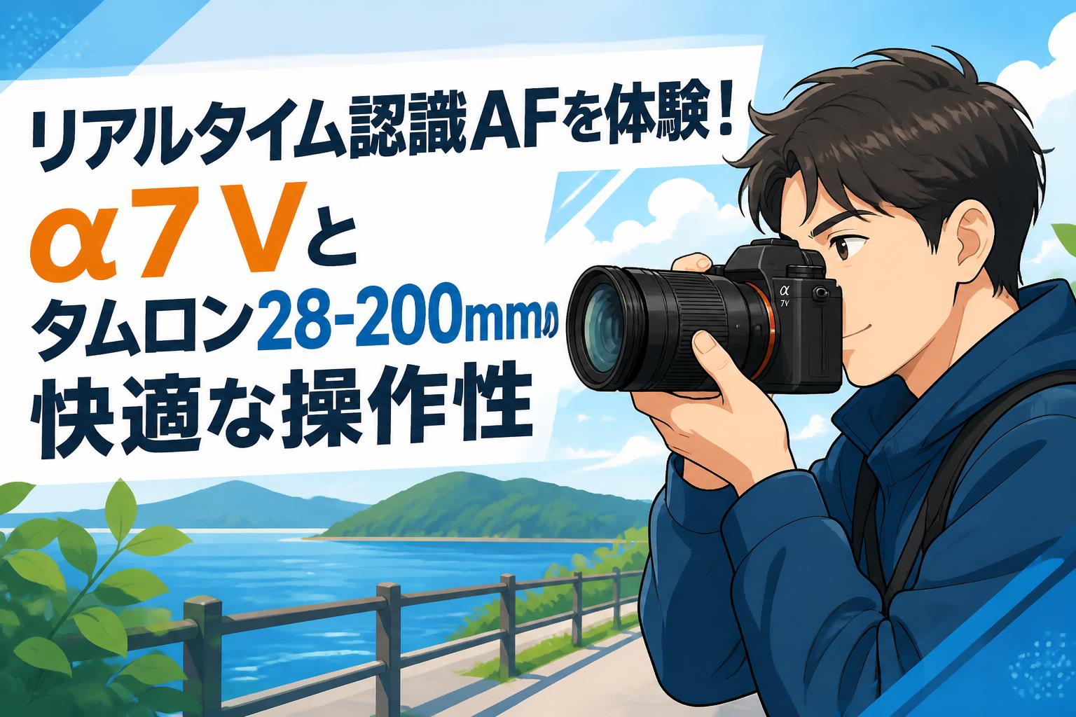 リアルタイム認識AFを体験！α7 Vとタムロン28-200mmの快適な操作性