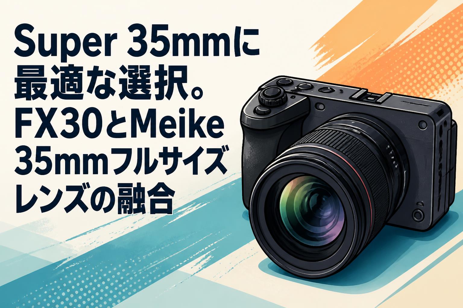 Super 35mmに最適な選択。FX30とMeike 35mmフルサイズレンズの融合