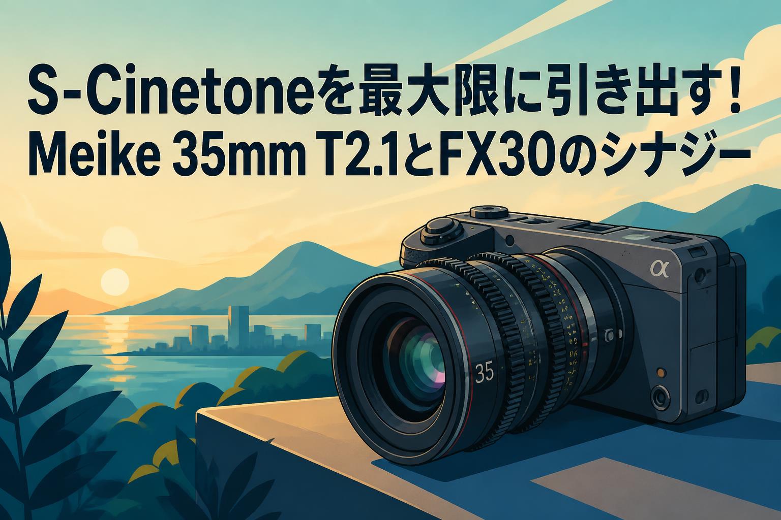 S-Cinetoneを最大限に引き出す！Meike 35mm T2.1とFX30のシナジー