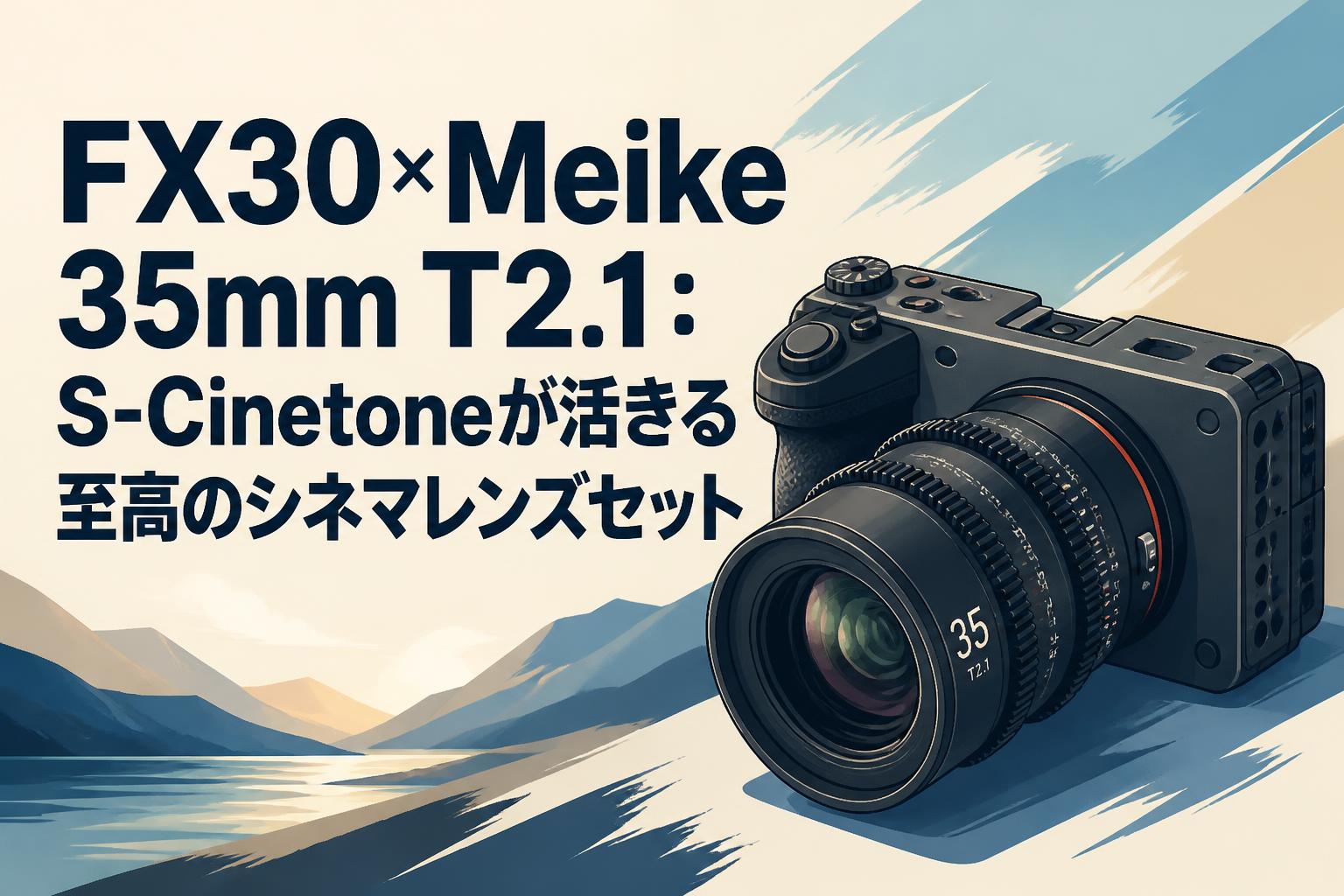 FX30×Meike 35mm T2.1：S-Cinetoneが活きる至高のシネマレンズセット