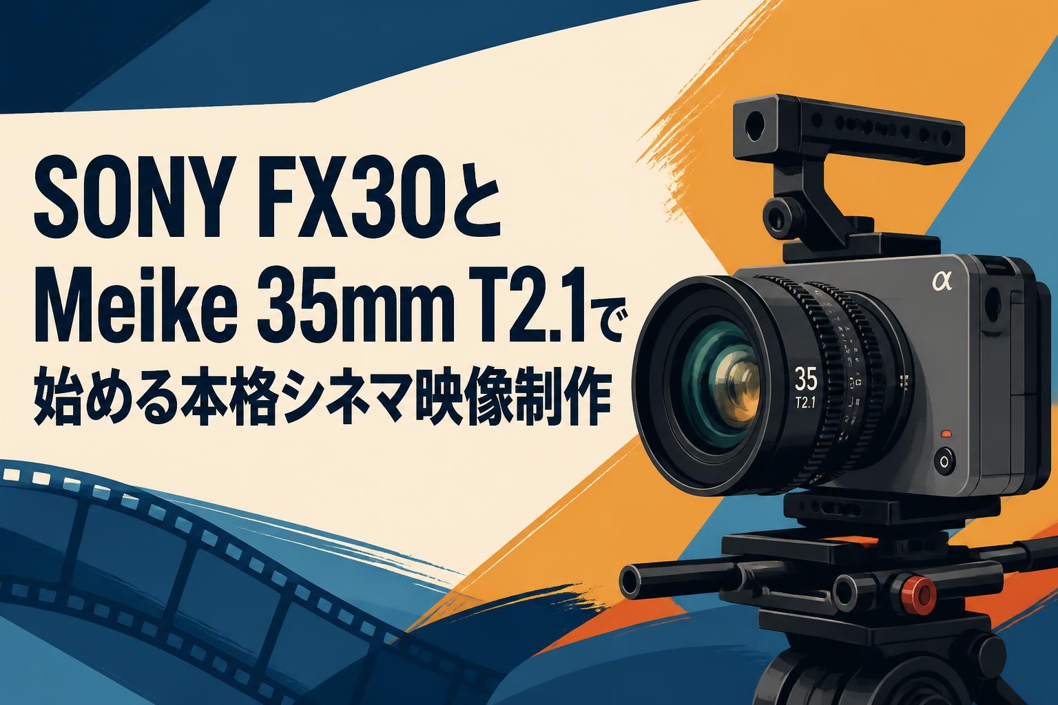 SONY FX30とMeike 35mm T2.1で始める本格シネマ映像制作