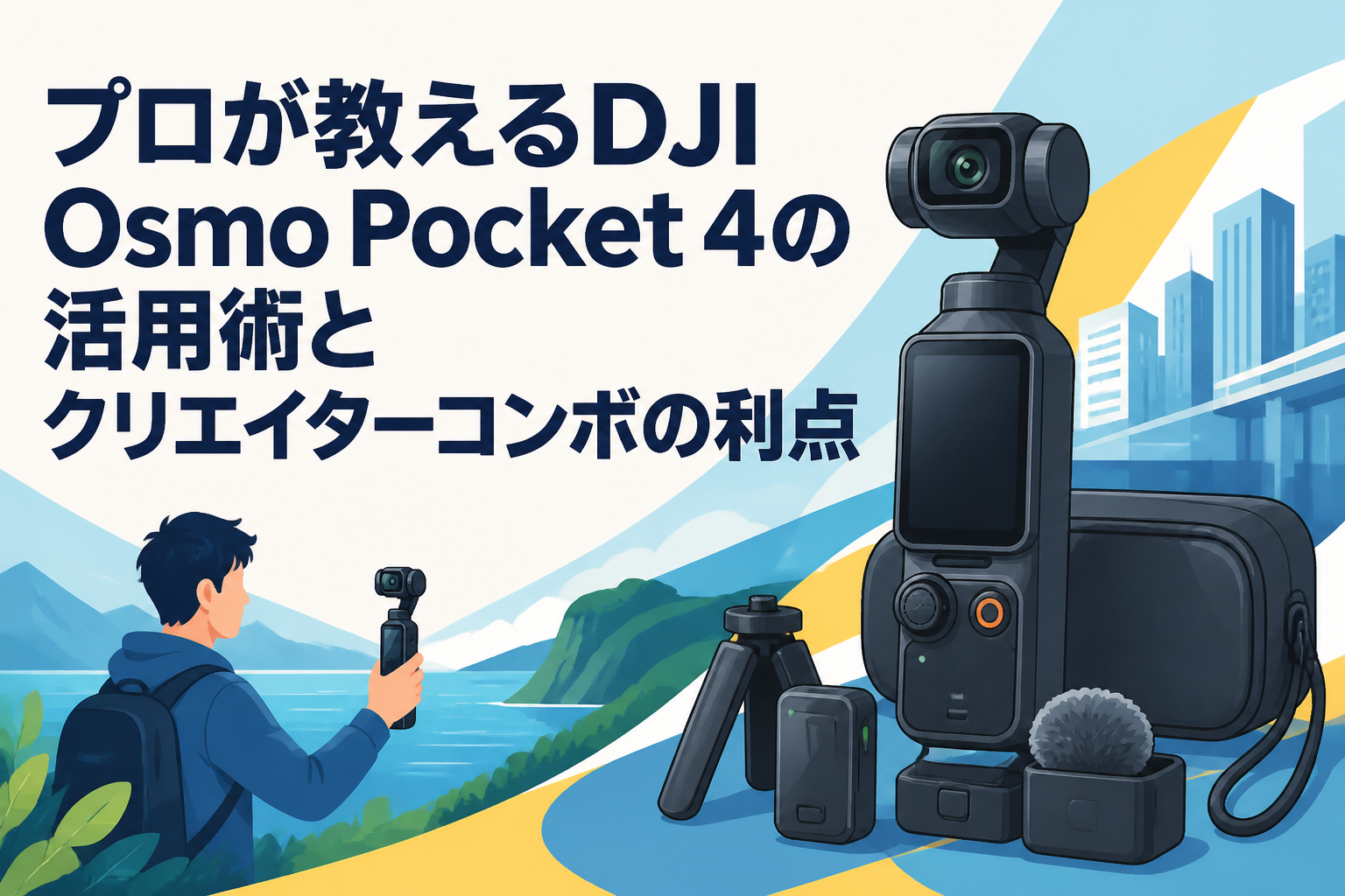 プロが教えるDJI Osmo Pocket 4の活用術とクリエイターコンボの利点