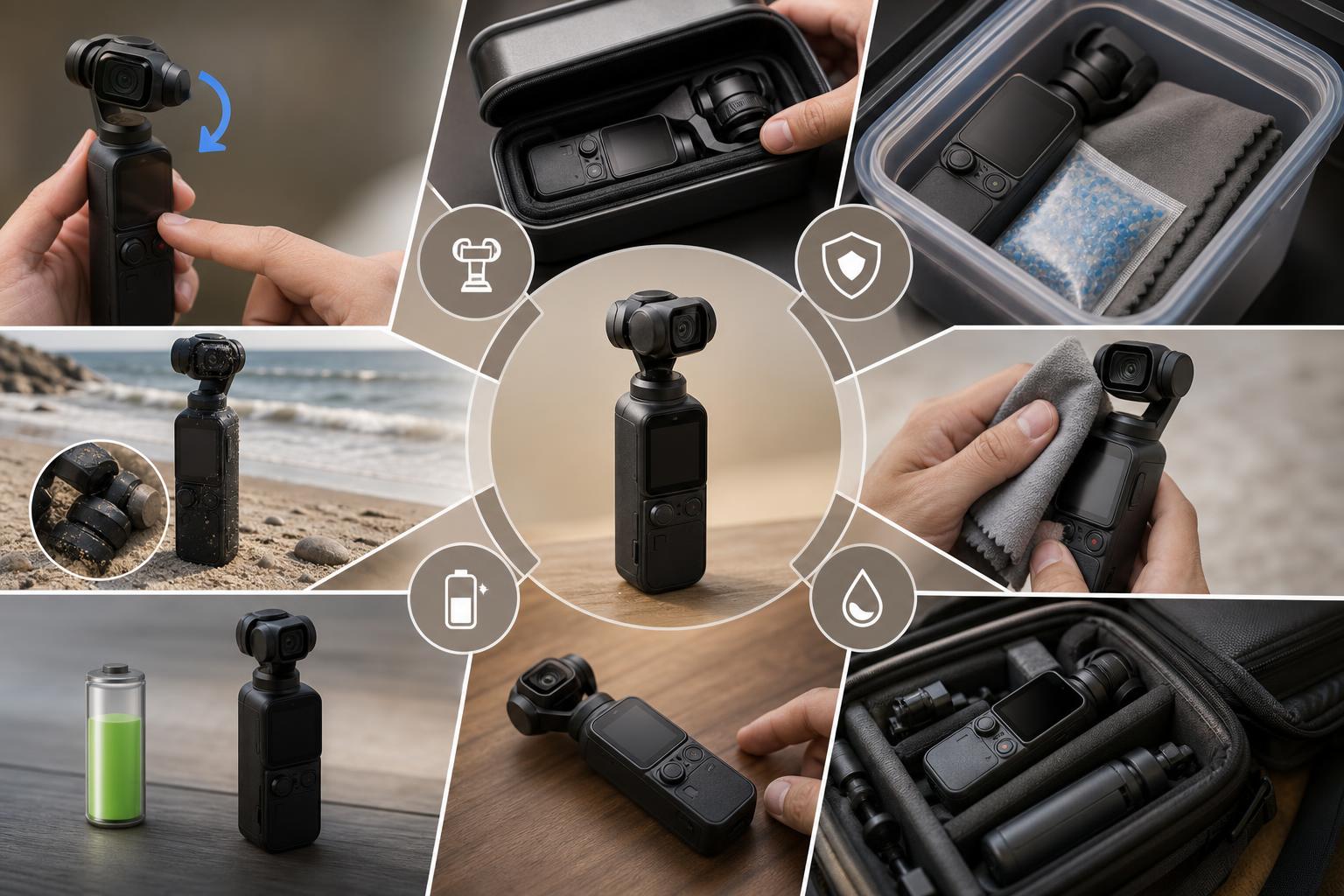 Osmo Pocket 4の心臓部である3軸ジンバルは、非常に精密な機械です。そのため、保管方法には細心の注意を払う必要があります。まず、電源を切る際は、必ずジ&hellip;
