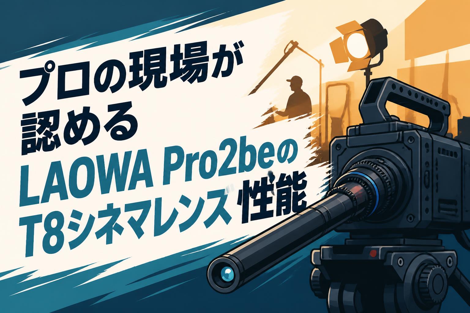 プロの現場が認めるLAOWA Pro2beのT8シネマレンズ性能