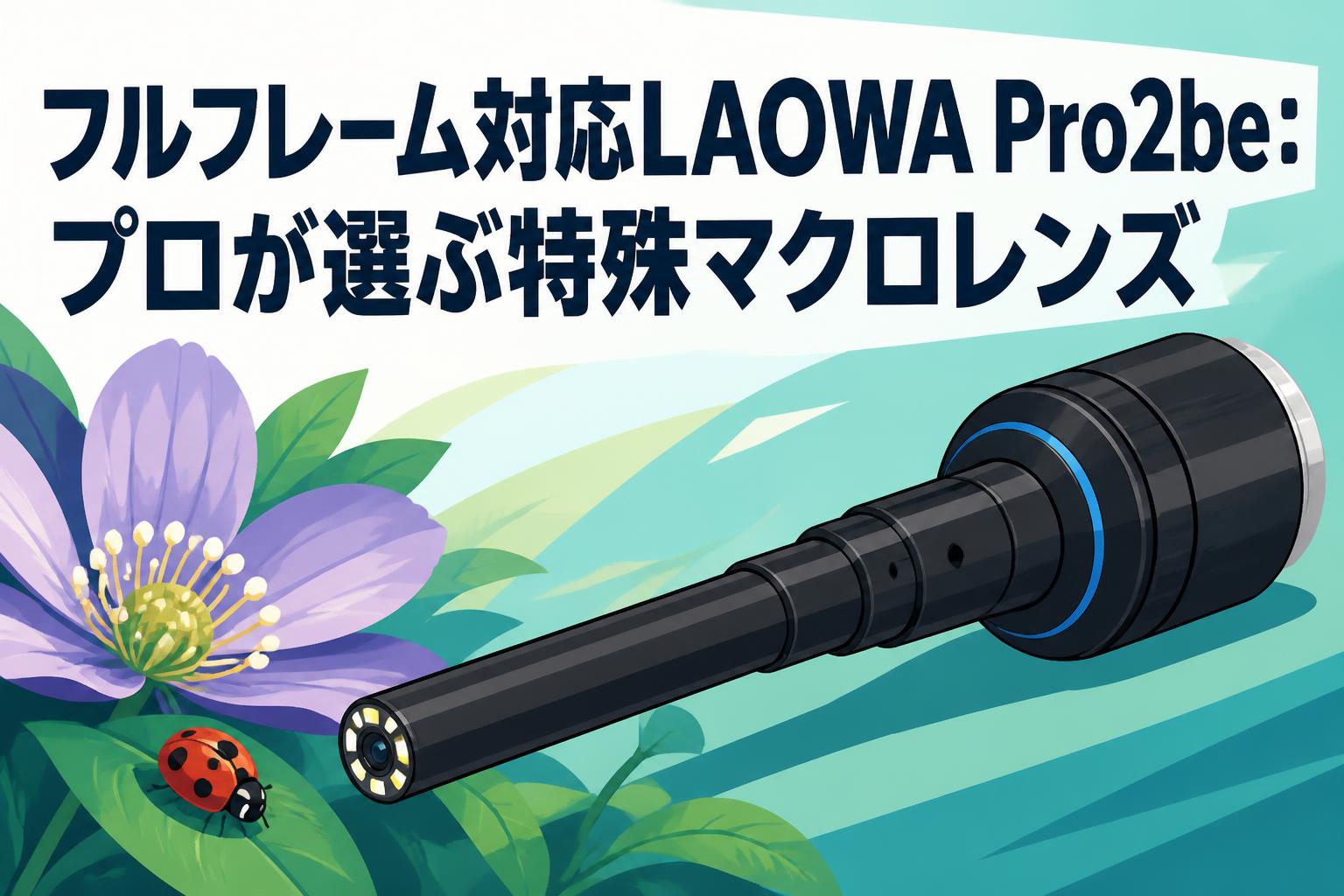 フルフレーム対応LAOWA Pro2be：プロが選ぶ特殊マクロレンズ