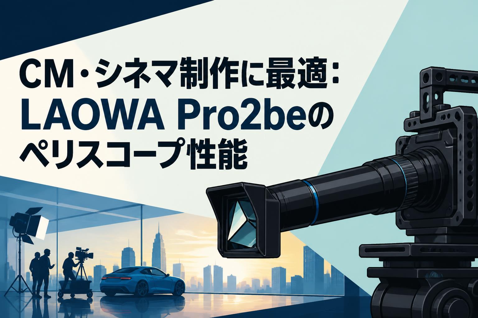 CM・シネマ制作に最適：LAOWA Pro2beのペリスコープ性能