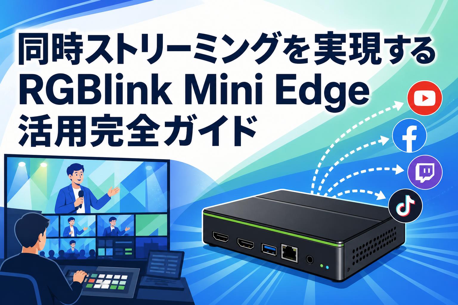 同時ストリーミングを実現するRGBlink Mini Edge活用完全ガイド