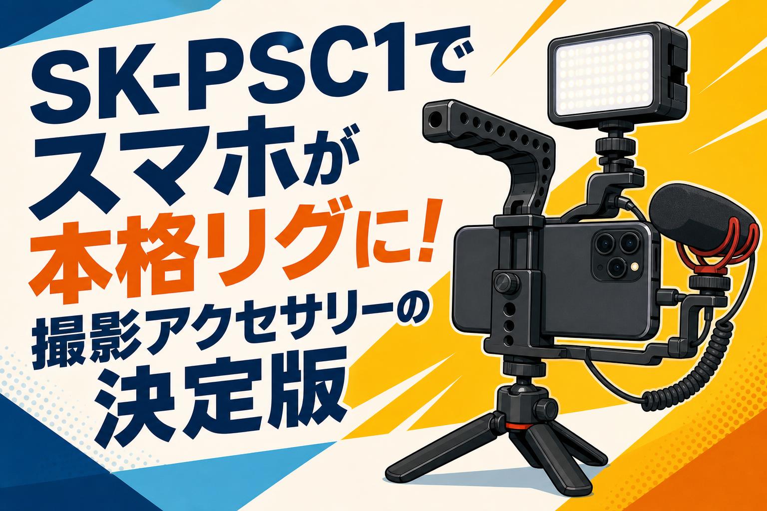 SK-PSC1でスマホが本格リグに！撮影アクセサリーの決定版