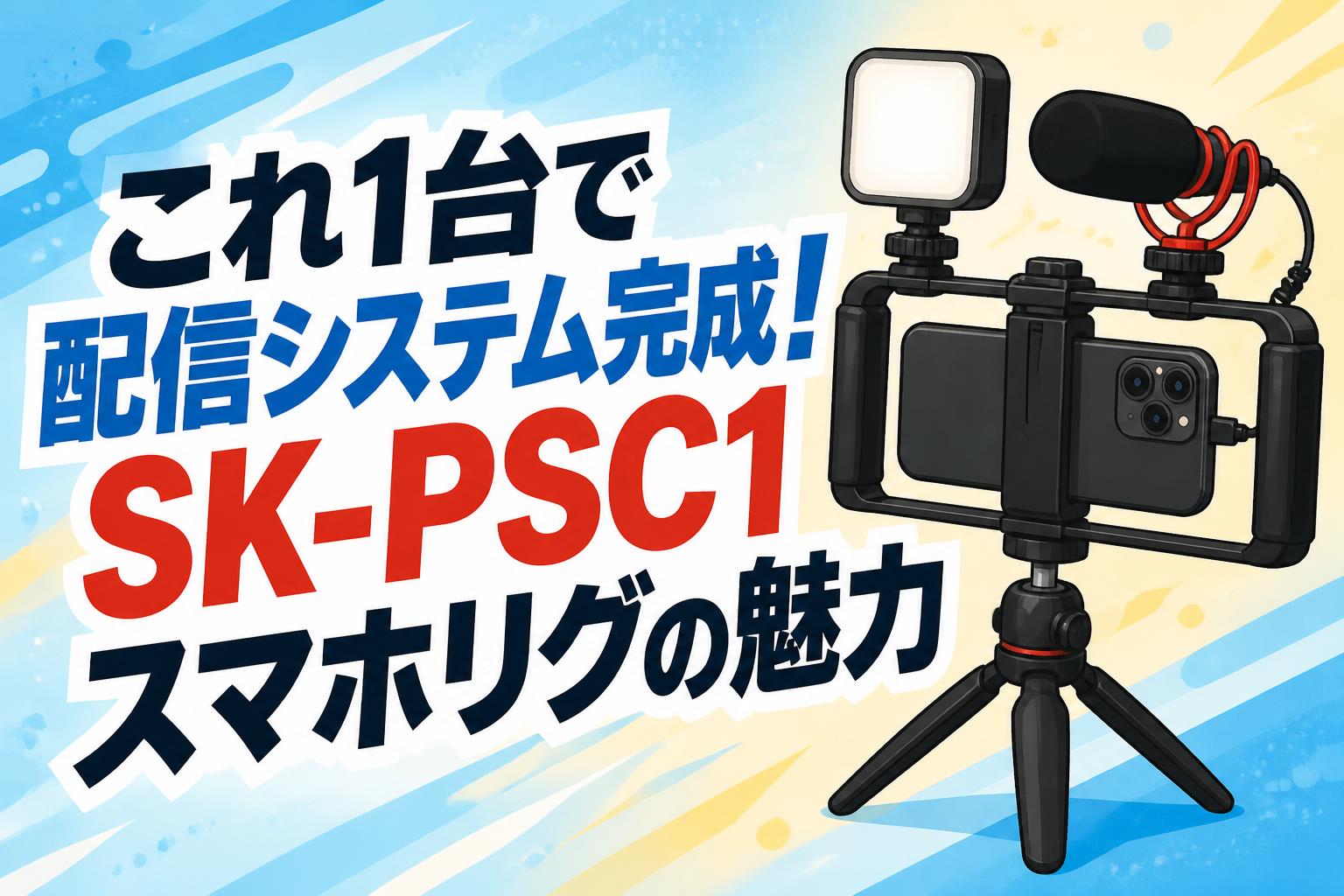 これ1台で配信システム完成！SK-PSC1スマホリグの魅力