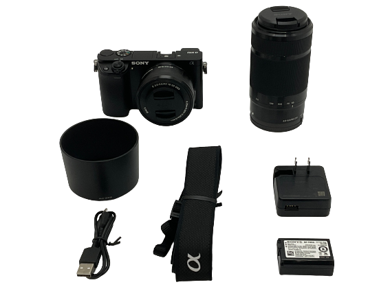 SONY ミラーレス一眼 α6000+レンズキットセット（ブラック）/レンズ 